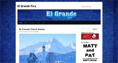 Desktop Screenshot of elgrandepics.com